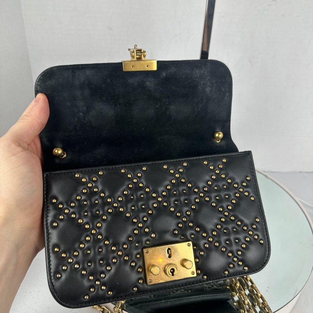 Pymt-3-DIOR LEATHER STUDDED WOC Shoulder/Crossbody Bag - Picture 6 of 10